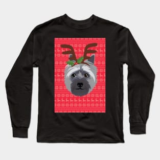 Cairn Terrier Christmas Long Sleeve T-Shirt